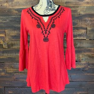 New Direction Red Petite Top